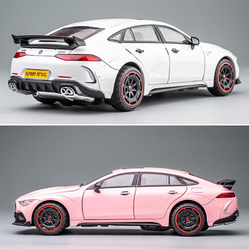 Масштаб 1/24 Brabus Rocket 900, литая под давлением модель автомобиля, игрушечный автомобиль с откатным механизмом, звуком и светом для детей, коллекция подарков для мальчиков и девочек