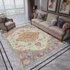 Bohemian Large Size Decorative Rug for Living Room Soft Foldable Sofa Table Mat Easy Cleaning Dining Room Non-slip Rug Washable