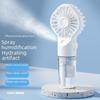 Portable Mini Rechargeable Spray Fan – Handheld Humidifier & Gift