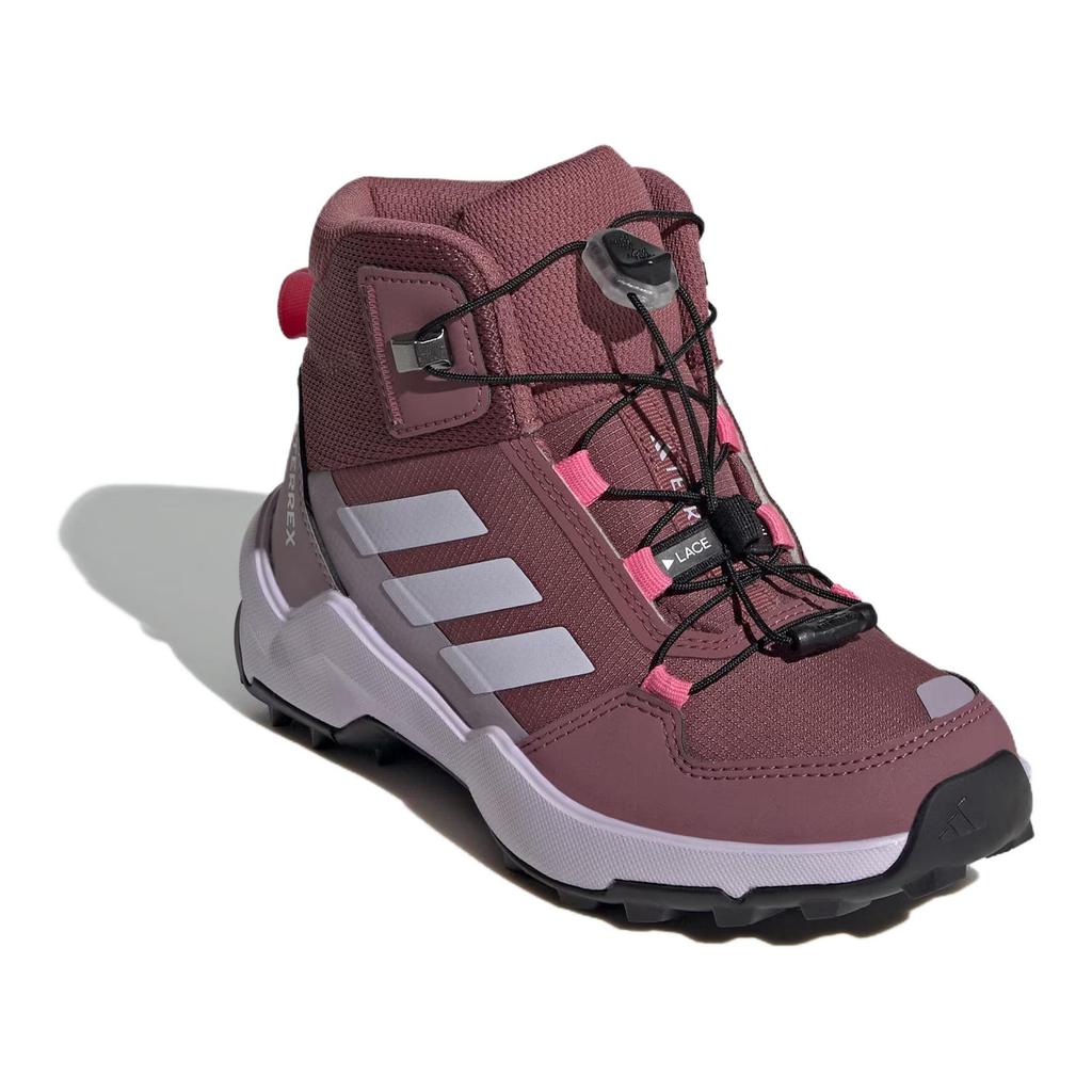 Adidas Ax4r Mid Comfortable Versatile Non-Slip Wear-Resistant Mid-Top Outdoor Shoes Kids Shoes Red JI0922