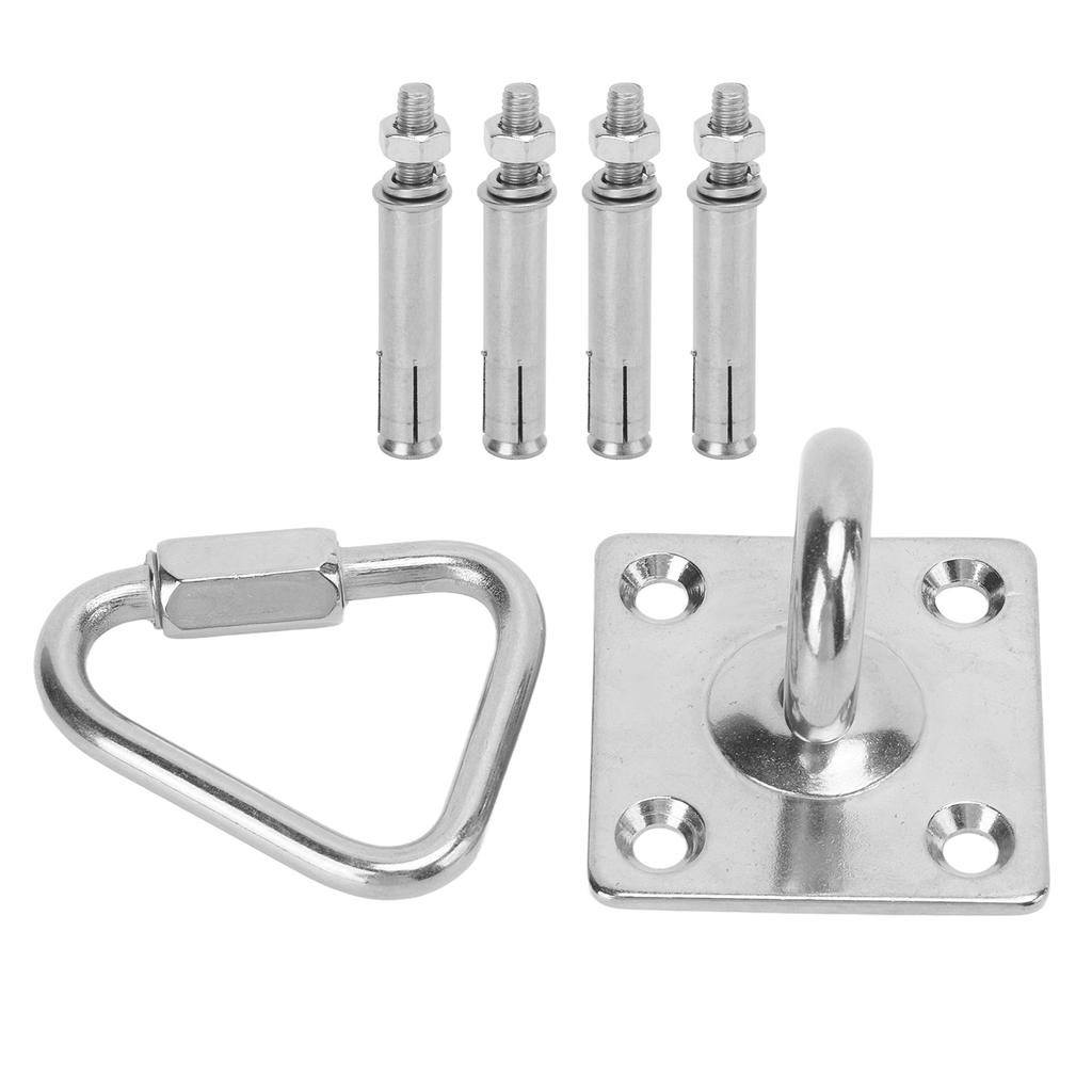 Подвесной кронштейн Набор для крепления гамака с квадратным крепежным крюком, треугольной гайкой, пряжкой, распорным винтом