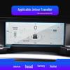 Защитная пленка для навигационного экрана Jetour Traveller T2 - Закаленное стекло для центральной консоли L9