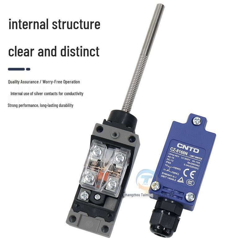 Changde CZ-8168N Self-Reset Rocker Arm Limit Switch, Normally Closed Micro Switch
