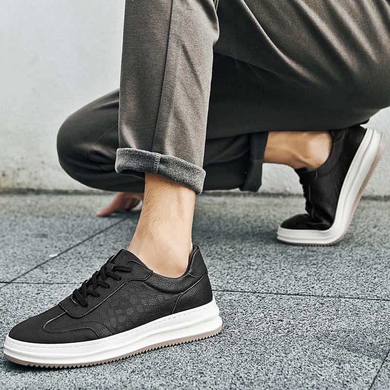 Модные мужские кроссовки из натуральной кожи, мужская вулканизированная обувь, высококачественные дизайнерские кроссовки Tenis Masculino, универсальная обувь для скейтбординга