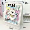 Cartoon Dog 2026 Desk Calendar Memo Notes Monthly Calendar Learning Plan Calendar  Work Scheduling