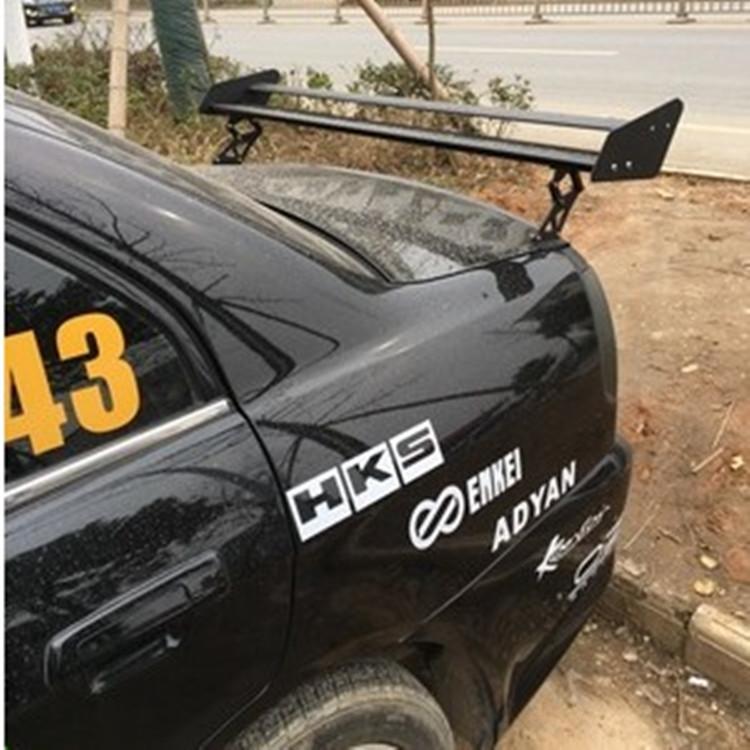 High Quality 135cm Universal Auto Spoilers and Wings GT Truck Racing Lightweight Aluminum Rear Wing Spoiler Rear Trunk