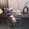 Transparent Butterfly Acrylic Flower Vase Three-Dimensional Flower Arrangement Accessories Butterfly Vase Home Decoration
