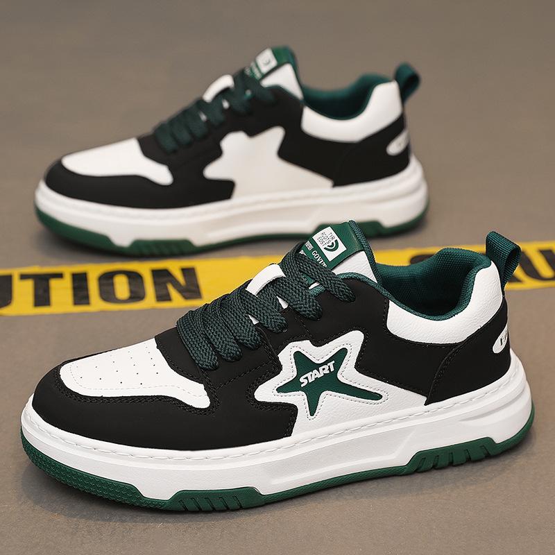 Обувь мужская модная обувь весна 2025 новая нишевая модная брендовая спортивная обувь для мальчиков средней школы корейская версия универсальной повседневной обуви