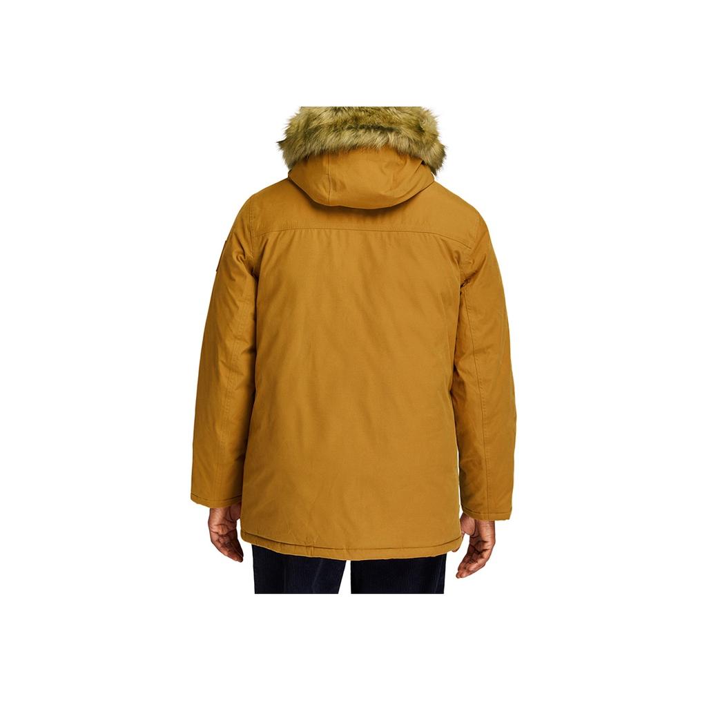 Timberland Теплая хлопковая куртка с меховым воротником, мужская куртка пшеничного цвета A2ETY-P47