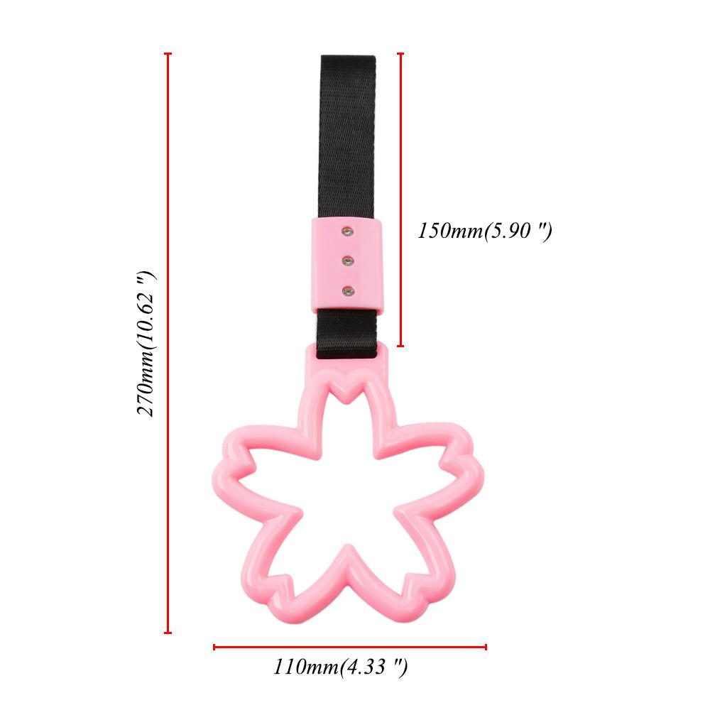 Многофункциональный универсальный ремешок из нейлона Tsurikawa Ring Heart JDM Racing Train Bus Handle Handle Strap Charm Strap Drift Auto Access