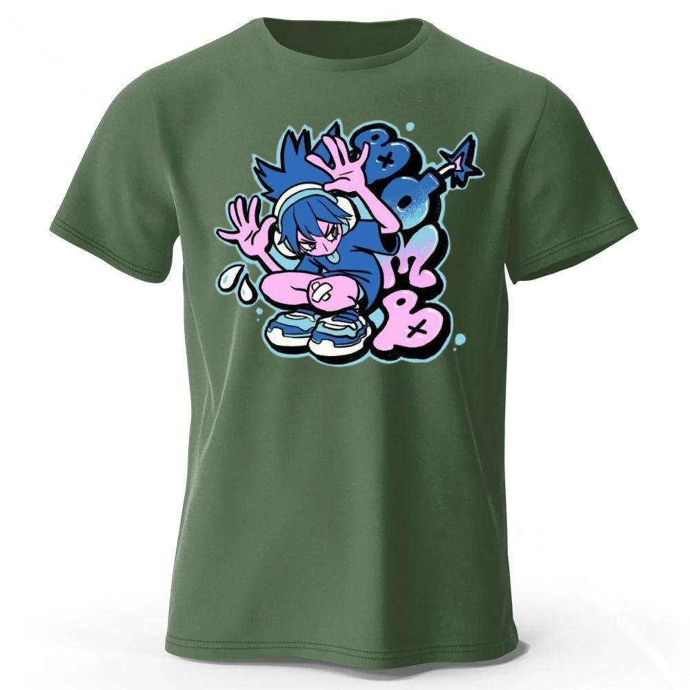 Summer Trendy Street Hiphop Girl Pure Cotton Short Sleeved MenWomen Daily Street Wear Plus Size Comfortable Casual Tshirt