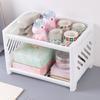 Настольный стеллаж для хранения всякой всячины Офисная канцелярия Органайзер для косметики Домашняя ванная комната Держатели для туалетных принадлежностей Кухонная полка для специй