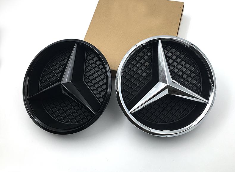 For Benz S-W22Mercedes Benz Grill Emblem Star Logo Car Front Grille Badge For W204 W205 X253 W213 W212 W176 W177 W167 W246 W117 Accessories