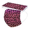50PCS Adult Three-Layer Disposable Dust-Proof Protective Leopard Print Mask