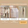 Компактный подвесной чехол для одежды с самокомпрессионной молнией для шкафа, органайзеры для экономии места F0I1
