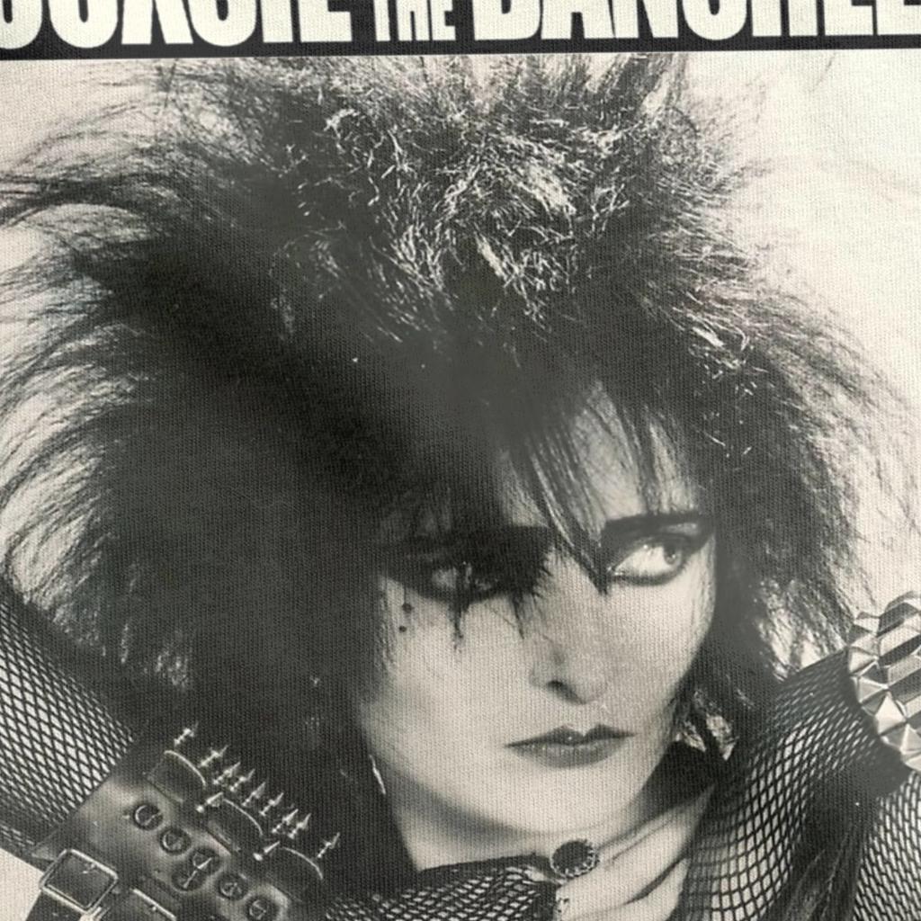 Футболка Siouxsie Sioux Музыкальная Рок-группа для Мужчин Женщин Хлопок Винтажная Футболка Siouxsie And The Banshees Футболки С Коротким Рукавом Одежда