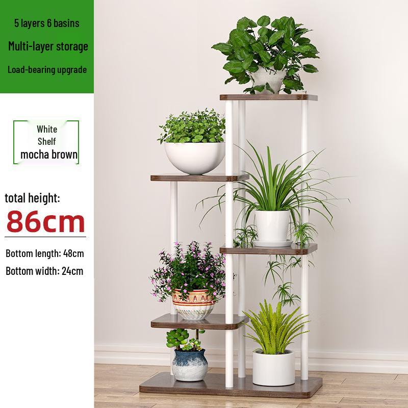 Multi-Tier Floor Standing Plant and Storage Rack