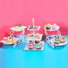 Plastic Cake Stand 2/3-Layers Food Fruit Plate Creative Dessert Rack  Wedding Birthday Party