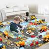 Mats Climbing Mats Toys Road Carpet Playmat City Parking Lot Roadmap DIY Traffic Road Signs