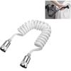1.5/2m Telephone Line Style Spring Flexible Shower Hose Water Plumbing Toilet Bidet Sprayer Gun Connect Pipe Bathroom Accessorie