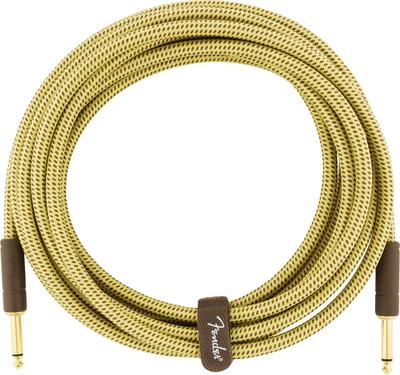 Кабель Fender Deluxe Series Instrument Tweed 08, Прямой/Прямой, 15"