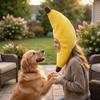 Creative Plush Fruits Hat Cute Banana Head Cover Costume Accessories Yellow Banana Cap  Photo Props
