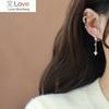 Korean Micro Pave Moon Star Ear Cuff Earrings Personality Fashion Jewelry Earings Wholesale