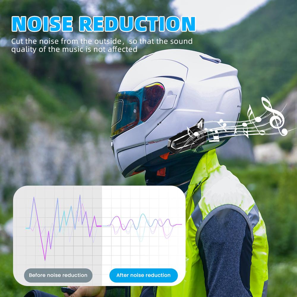 BT31 Мотоциклетный шлем Гарнитура Bluetooth Interphone Водонепроницаемые беспроводные наушники с микрофоном Автоматический ответ на звонки Handsfree