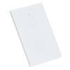 For Zigbee Tuya Remote Light Switch Voice Control 2‑Gang US Wall Touch Switch AC 100‑240V