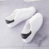 Fashion Women's Vulcanize Shoes 2024 New In Casual Classic Solid Color PU Leather Shoes Woman Casual White Shoes Sneakers