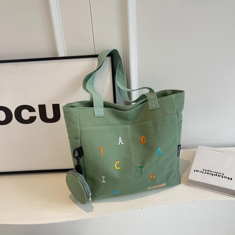 Leisure, Literature and Art, Individuality, Student Beauty, Large-capacity New Fashion Tote Bag, Shoulder Portable Underarm Bag for Women