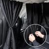 Car Rear Partition Curtain Detachable Privacy Sunshade Curtain for Travel Camping Nap Night Automotive Interior Accessories