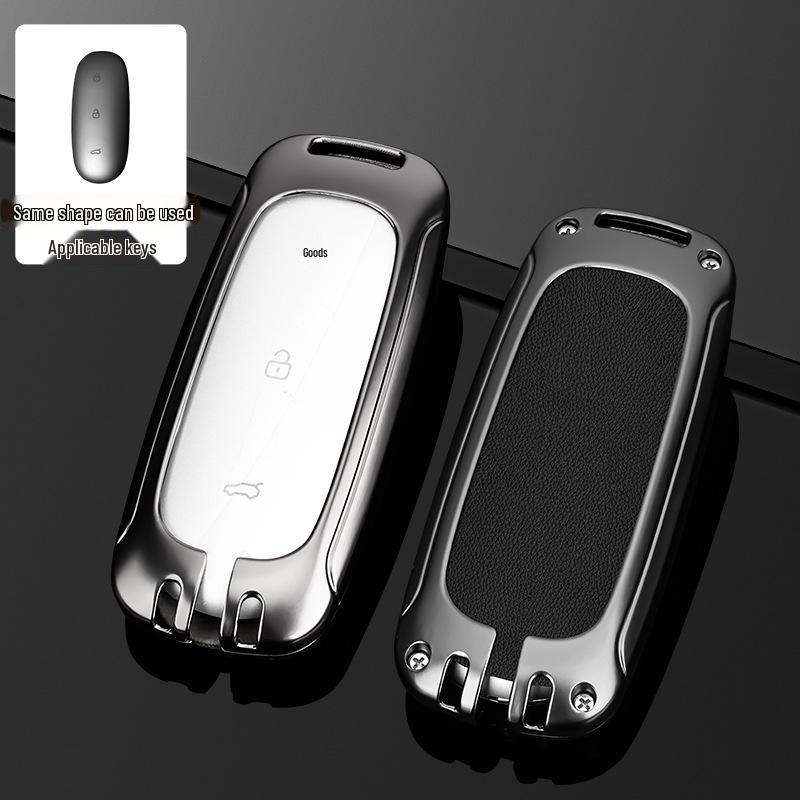 Чехол для ключа L9/L8/L7MAX: Премиальный металлический корпус, защита на одну пряжку для мужских ключей от машины