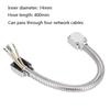 Cable Protection Sleeve Tube Door Loop Cable Protector Zinc Alloy Head 304 Stainless Steel Access Control Armored Door Loop