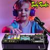 Детский DJ-контроллер Музыкальная игрушка Микшер с микрофоном Светодиодная подсветка Электронная музыкальная игра DJ-вертушка Для детей Подарки на день рождения