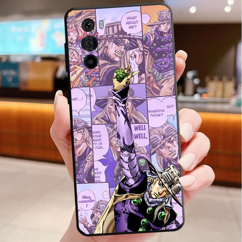 Чехол для телефона Motorola Edge 50 40 Pro 60 50 40 30 Ultra Neo Fusion Moto G85 G72 G53 G54 G84 G13 G32 JoJo's Bizarre Adventure