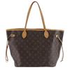 Neverfull MM Tote Bag M40156 Brown Monogram Canvas Women Used