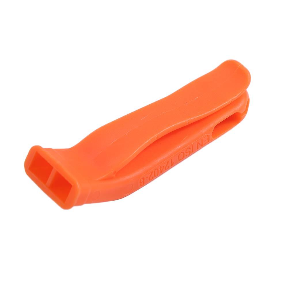 Double Pipe Survival Rescue Whistle PP Plastic Outdoor Emergency Whistle Diving