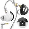 TRN ORCA In-Ear Monitor Earphones, LCP Polymer Diaphragm, Dynamic Driver, Wired, 3.5mm Plug (No Microphone)