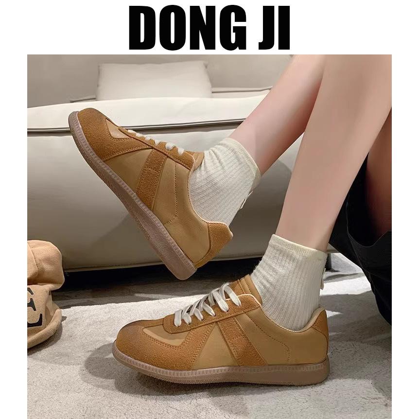 Кроссовки женские ретро-немецкие весна-осень 2025 новые повседневные кроссовки на плоской подошве Merad Forrest Gump туфли из натуральной кожи Forrest Gu