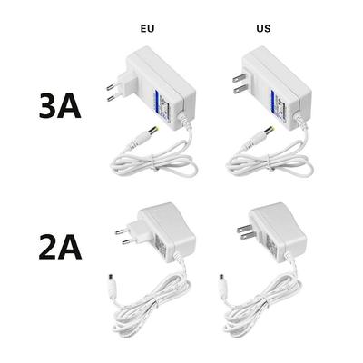 1 шт. для 5050 2835 SMD светодиодная лента, источник питания постоянного тока 12 В, 2 А, 3 А, адаптер питания 5,5 мм x 2,5-2,1 мм, 110 В, вилка стандарта США/220 В, вилка европейского стандарта