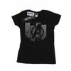 Marvel Womens/Ladies Avengers Endgame Panel Logo Cotton T-Shirt