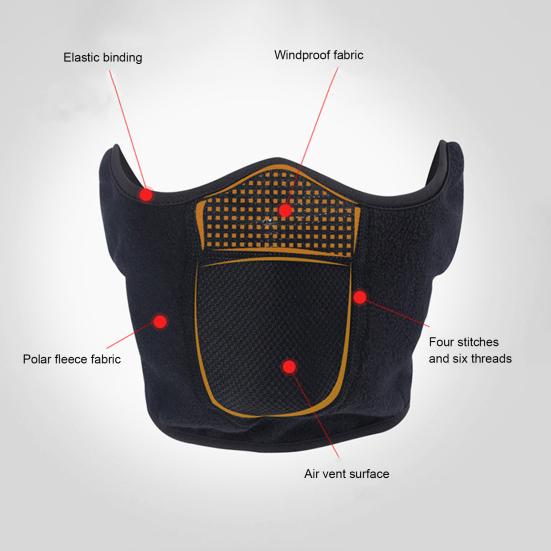 Велосипедная защита для лица ветрозащитная дышащая теплая зимняя холодная погода на открытом воздухе снег катание на лыжах мотоцикл