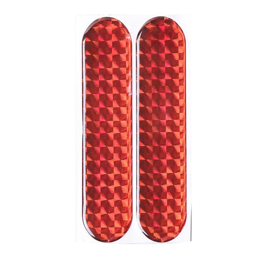 2Pcs Sign Decal Night Lamp Door Sticker Car Reflective Strips Warning Tape Safety Mark