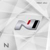 Zinc Alloy N Badge Performance Car Body Trunk Emblem 3D Grille Decal Sticker For Hyundai Elantra Tucson I30 Veloster Kona I10 HH67