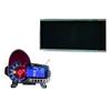 Compact Size Car LCD Screen Easy Installation Metal + Glass Material