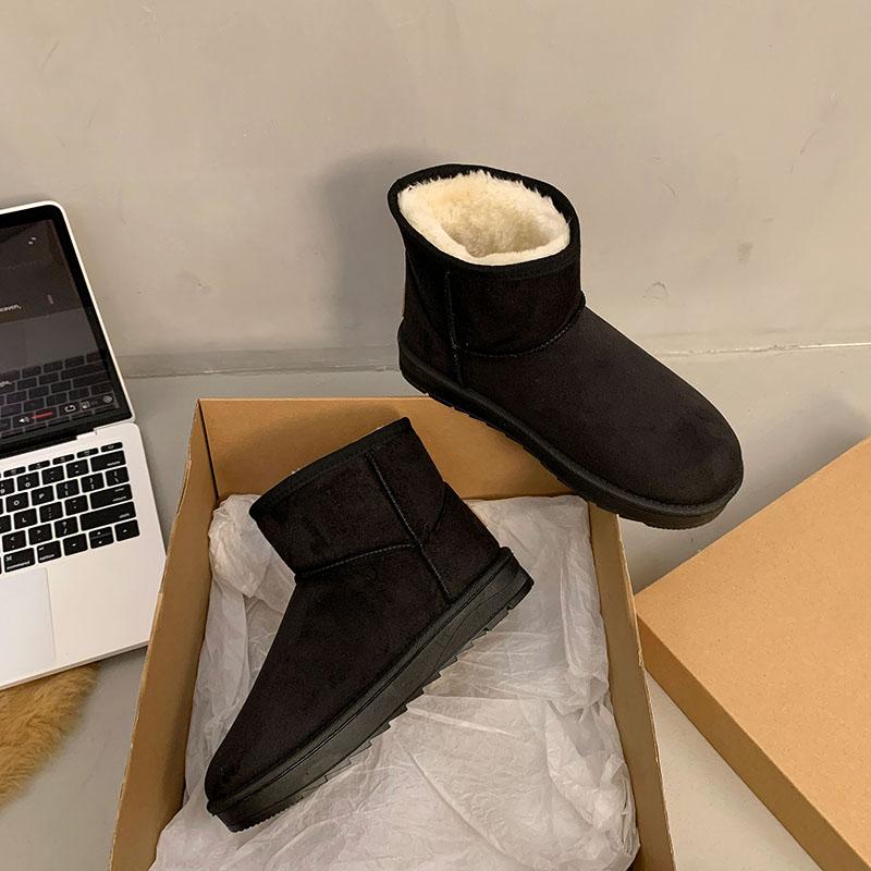 New Winter Snow Woman Boots Winter Fashion Snow Cotton Plus Velvet Thickened Anti-slip Warm Female Platform Shoes for Women