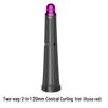 Аксессуары для щипцов для завивки Dyson: Трубка для завивки, насадка для ветра, диффузор для предварительной укладки, расческа и инструмент для укладки.