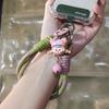 Mobile phone lanyard wrist braided rope short ins cartoon cute bell pendant pendant mobile phone rope outdoor travel