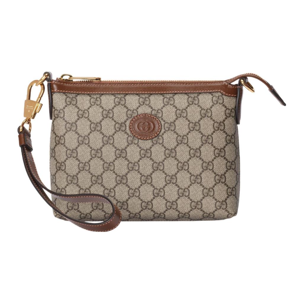 GUCCI Interlocking G Bi-Fold Wallet Black Pebbled Canvas Yellow Interior Silver Hardware Card Holder for Men Daily Use Business 760021-92THG-8563